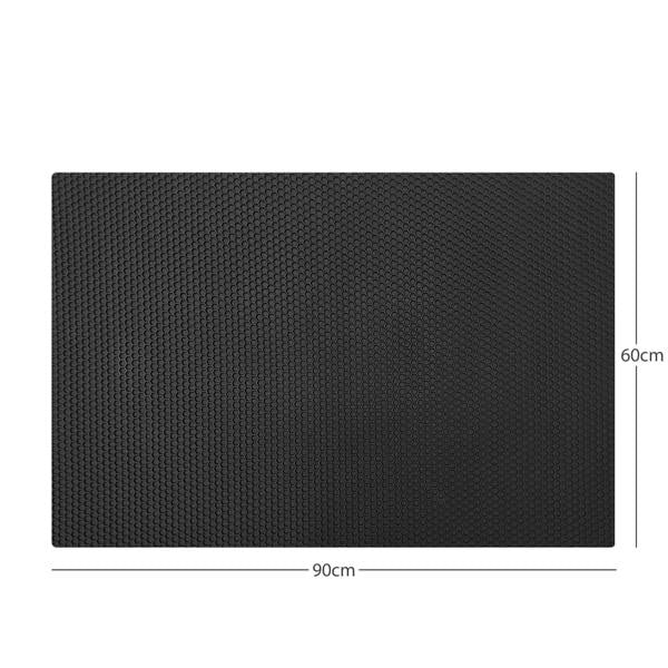 Nicoman Hexagon Pattern Heavy Duty Rubber Door Mat