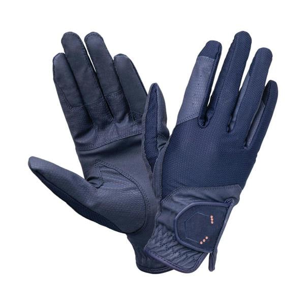 Coldstream Childrens/Kids Next Generation Blakelaw Diamante Riding Gloves - Navy - 