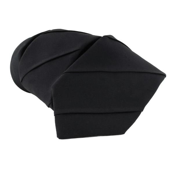 Dunhill luxurious matt silk tie with layered pleat detailing