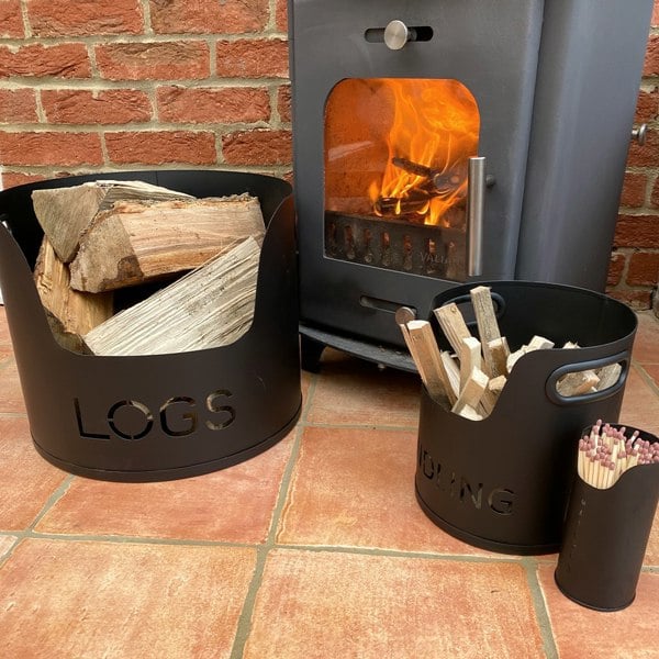 Valiant Fireside Log Storage Set