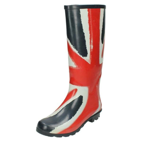 Spot On Ladies Spot On Union Flag Wellington Boots