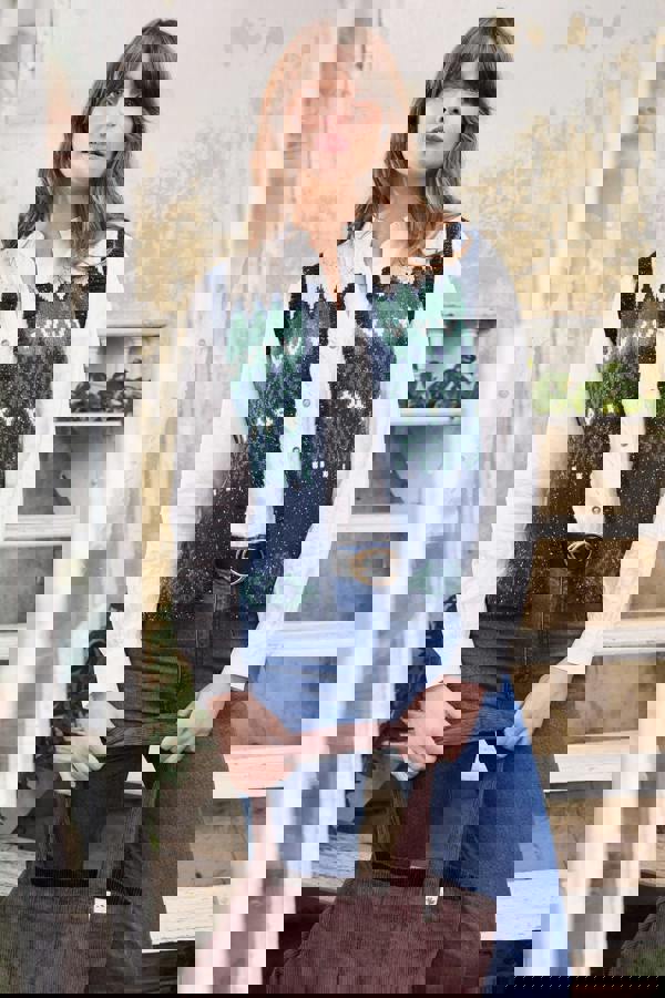 Suvi Fair Isle Knitted Waistcoat Chocolate | Lily and Me Clothing