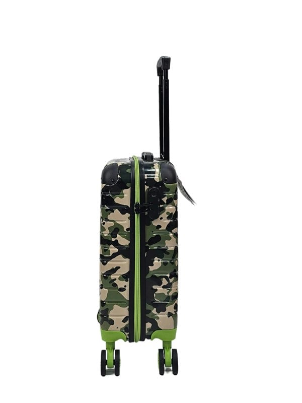 TruClothing Camo Print Hard Case Shell Suitcase
