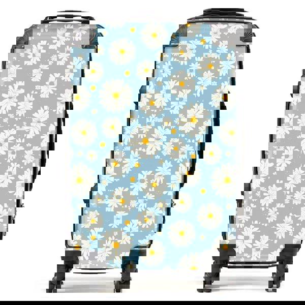 Warren Reed Summer Daisy Pattern Suitcase