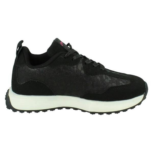 Pineapple Girls Pineapple Sparkly Glitter Casual Lace Up Trainers H2682