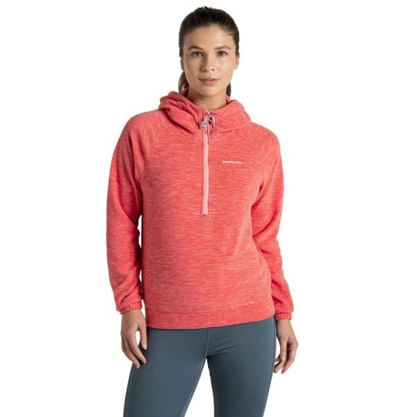 Craghoppers Womens/Ladies Esk Half Zip Fleece Top - Coral Reef - 