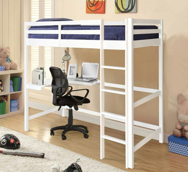 Comfy Living Space-Saving 3ft High Sleeper with Integrated Corner Desk - Perfect for Compact Living Spaces