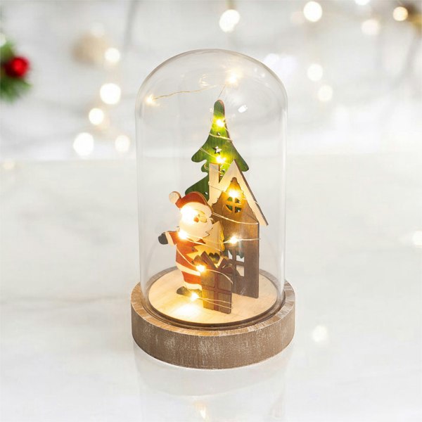 St Helens Festive Cloche Scene (Santa)