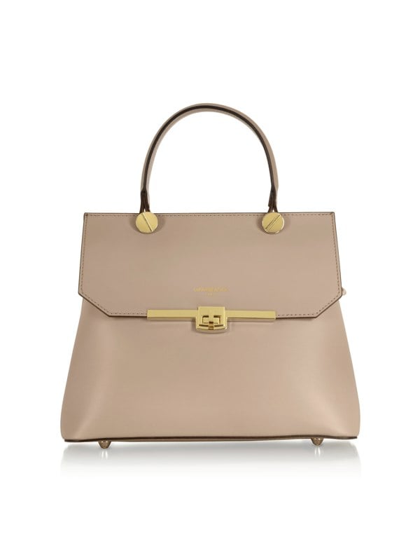 Le Parmentier Atlanta Top Handle Satchel - Nude
