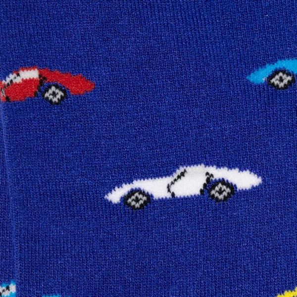 SWOLE PANDA Classic Car Bamboo Socks, Blue