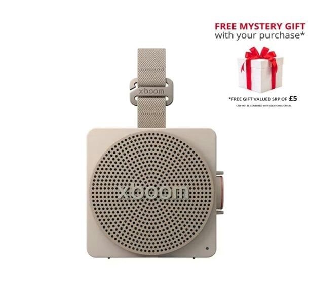 LG xboom Mini by will.i.am | Waterproof Portable & Compact Speaker - Free Gift RRP £5! - Grey