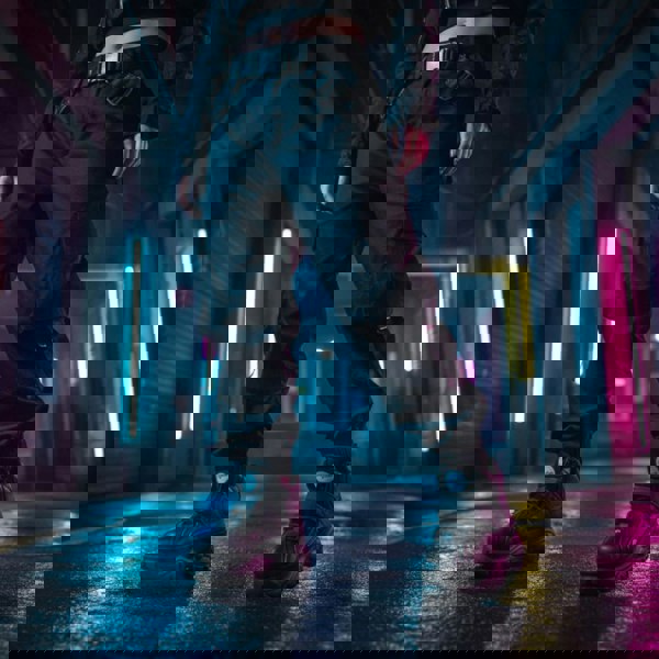 Buffalo 1348-14 2.0 - Women’s Black Calf Leather High Platform Boots