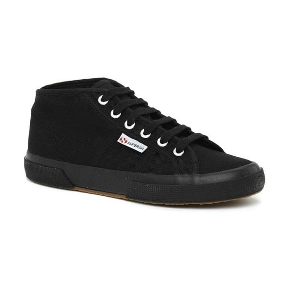 Superga Unisex Adult 2754 Cotu Mid Cut Trainers - Full Black