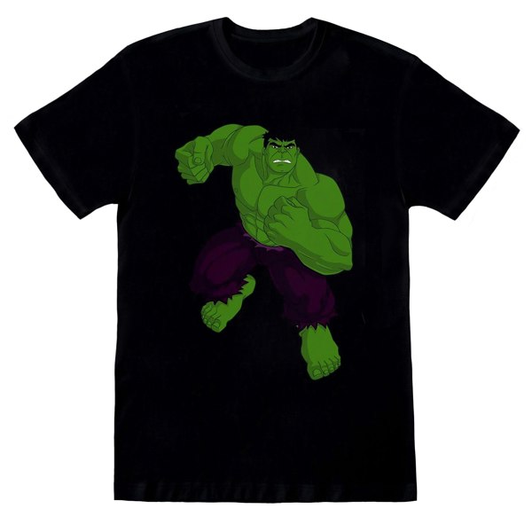 Marvel Boys Hulk Pose T-Shirt - Black