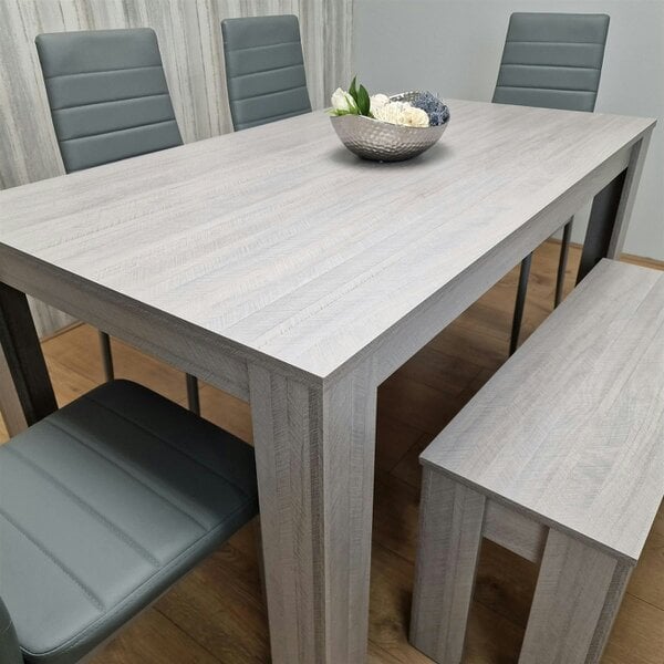 Kosy Koala Dining Table Set with 4 Chairs Dining Room, Kitchen table set of 4, and Bench
