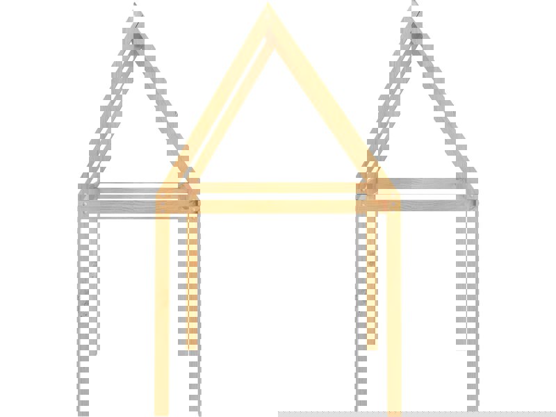 Dorel Home Alpi2 Canopy bed in stained wax