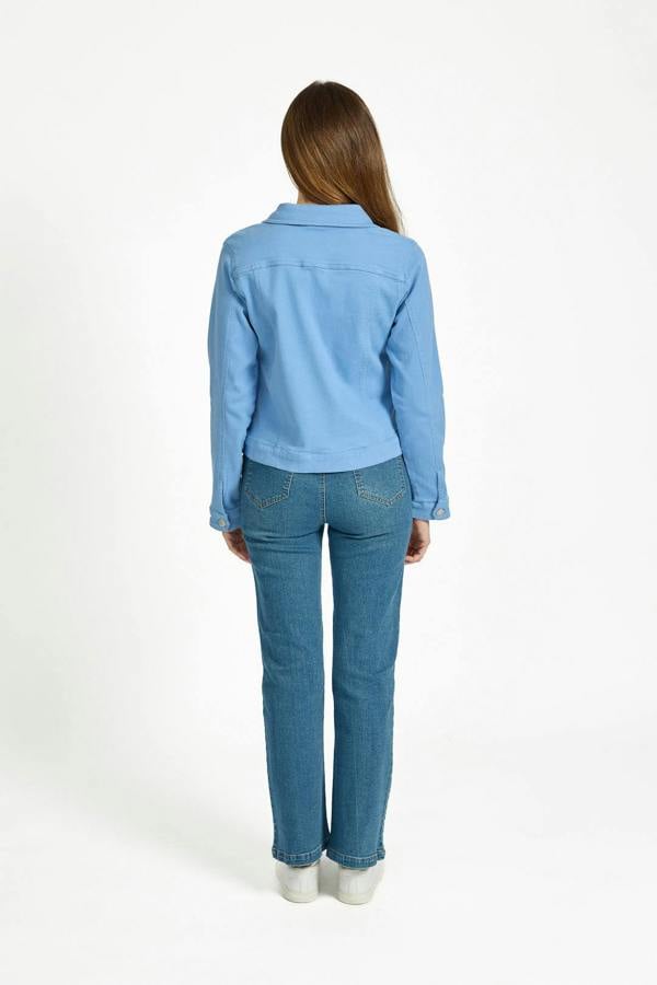 Mudflower Coloured Denim Jacket