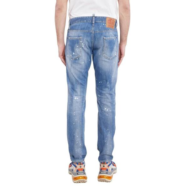 DSQUARED2 Cool Guy Jean Patchwork Denim Blue Jeans W40