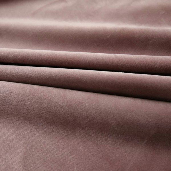 Berkfield Blackout Curtains 2pcs with Hooks Velvet Antique Pink 140x175cm
