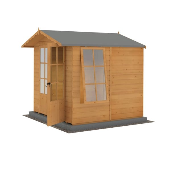 Shire Buckingham 7x7 12mm interlock Clad wooden Summerhouse - Best Shed