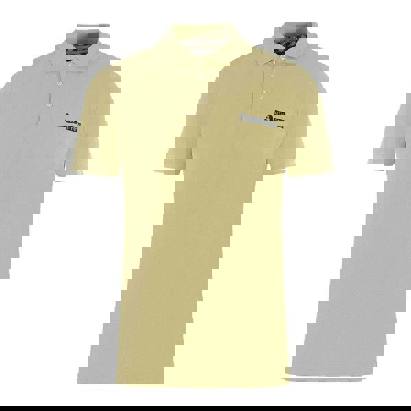 Aquascutum Unisex Adult Boxed Logo Polo Shirt - Beige