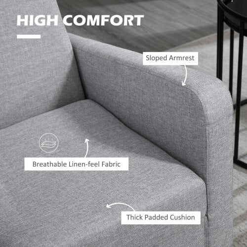 Wyld Haus Nimi Set Of 2 Light Grey Modern Accent Chairs With Black Legs