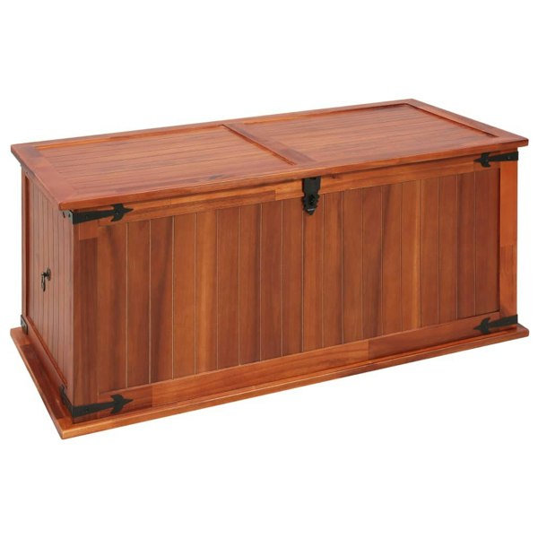 Berkfield Storage Chest 79x34x32 cm Solid Acacia Wood