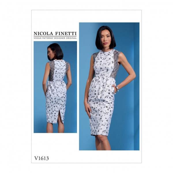 Vogue Sewing Pattern 1613, Dresses for Women, A5 (6-8-10-12-14) - Intermediate