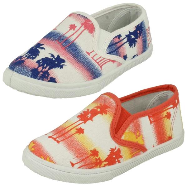 Spot On Girls Spot On Slip On Casual Pumps