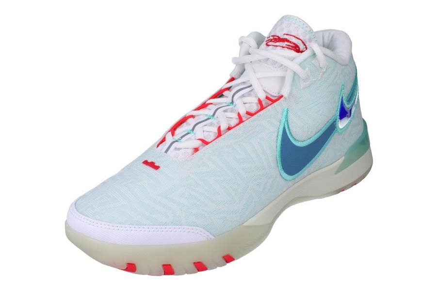 Nike Lbj Nxxt Genisus Mens Basketball Trainers Hf0712  101 - White Agean Storm 101 - Photo 0