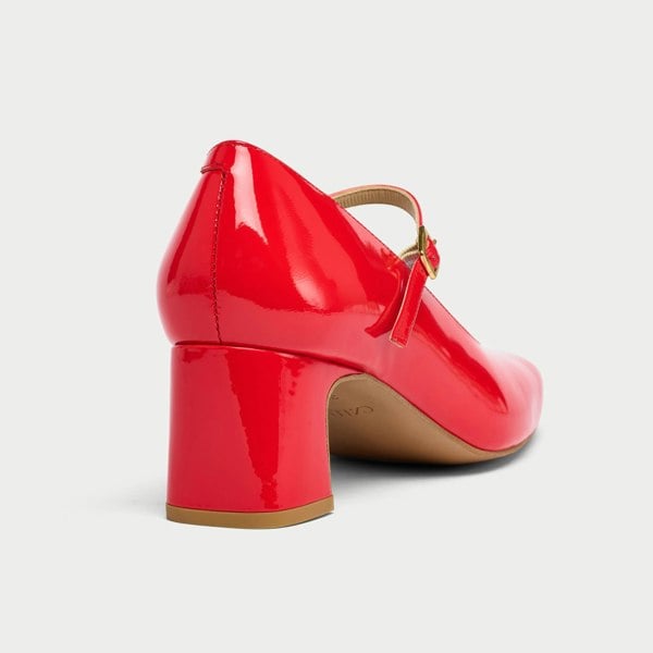 Calla Mary Jane Shoes - Poppy Patent Leather