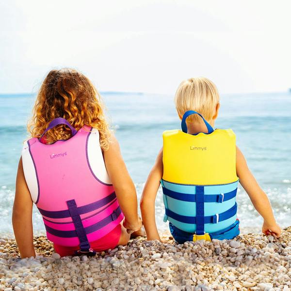 Limmys Premium Neoprene Swim Vest - Berry Pink