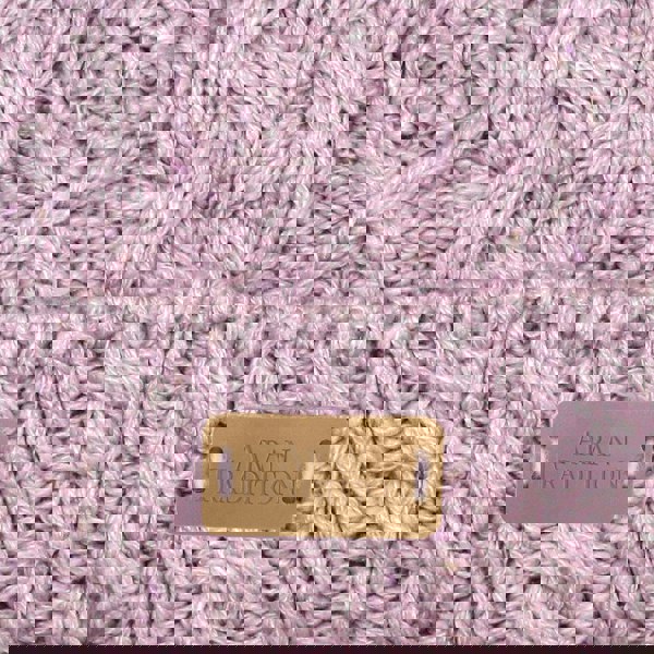 Aran Donegal Cable Turn up Beanie Hat Experience Cozy Elegance with Aran Donegal Cable Turn up Beanie Hat