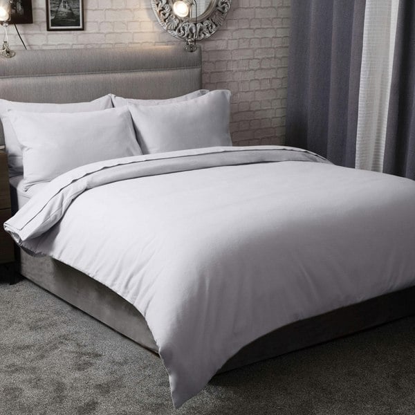 Belledorm Brushed Cotton Duvet Cover - Grey