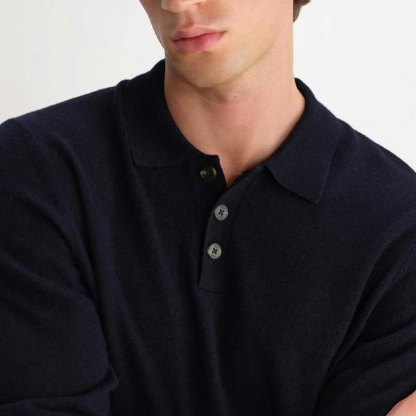 Wax London Lawrie Soft Merino Wool Polo