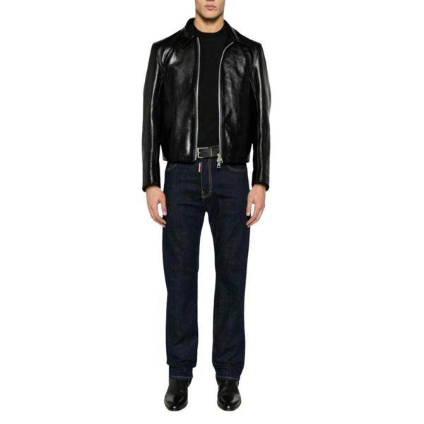 DSquared2 Mens Rinse Jeans - Navy Blue - 