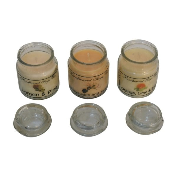 Artisan Furniture Hourglass Candle Set of 3 (Fruit