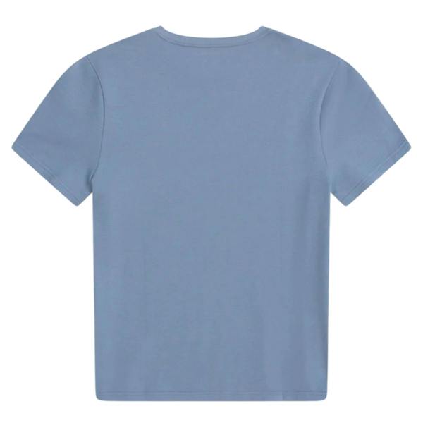 Animal Mens Textured Chest Pocket T-Shirt - Blue - 