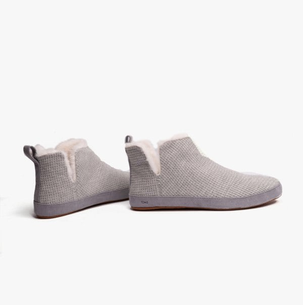 TOMS LOLA Womens Slippers Drizzle Grey