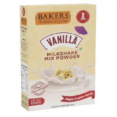 BAKERS MILKSHAKE MIX POWDER VANILLA FLAVOUR 100g