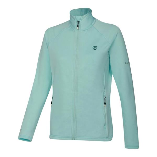 Dare 2B Womens/Ladies Lowline Core Stretch Full Zip Midlayer - Water Ballet - 