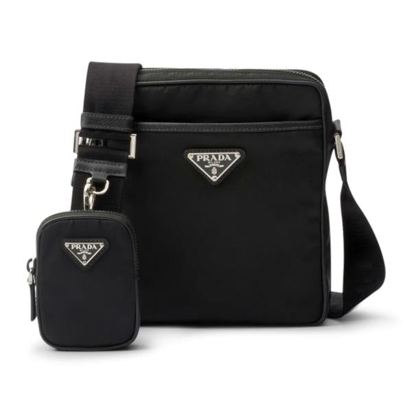Prada Re-Nylon Leather Shoulder Bag - chancefashionco
