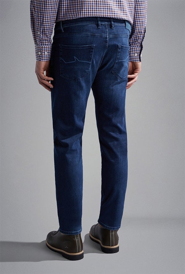 Paul & Shark Men's Comfort Rivet Stretch Denim Jeans