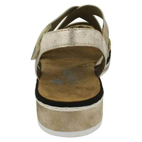 Rieker Ladies Rieker Wedge Heeled Sandals V3663