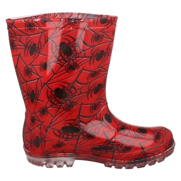 CHARACTER Boys Spiderman Wellington Boots GWI24046AA01SMZZ