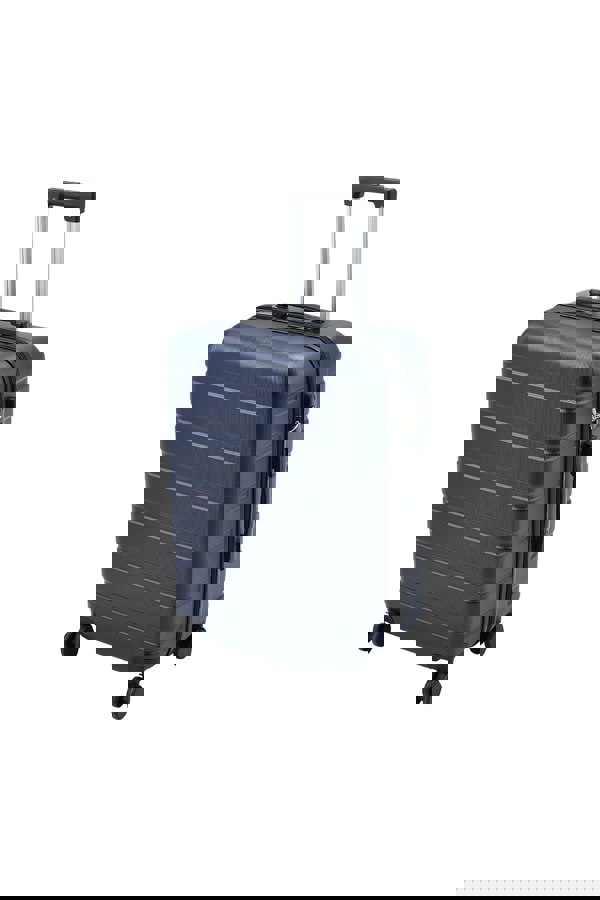 Living and Home Hardshell Rolling Luggage Trolley Travel Case With Combination Lock , 20" Blue