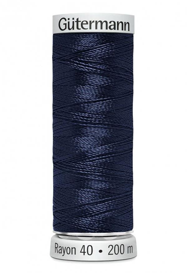 Gutermann No 40 Sulky Rayon Embroidery Thread 200m Rayon Thread Suitable For Embroidery