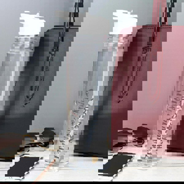 Personalised Memento Company Personalised Gold Heart Water Bottle