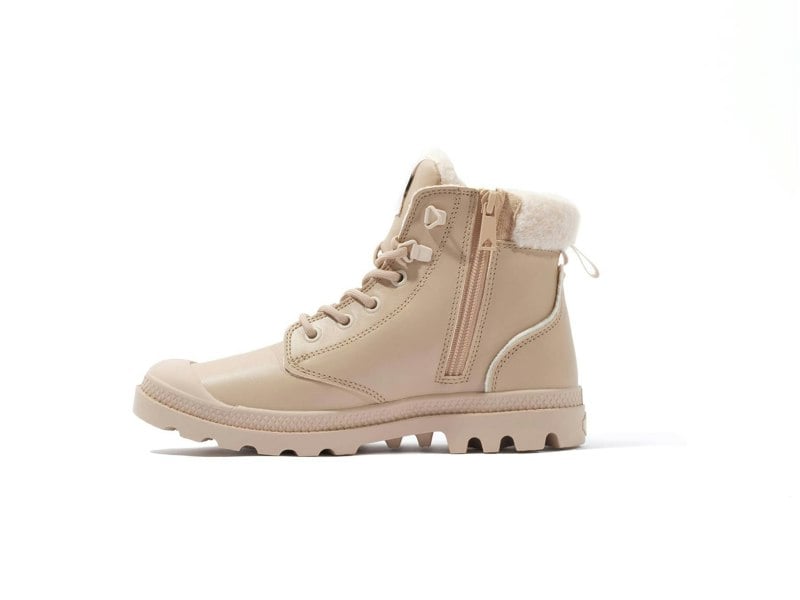 Palladium Pampa HI Snow Warm Leather Women's Cuban Sand Boots