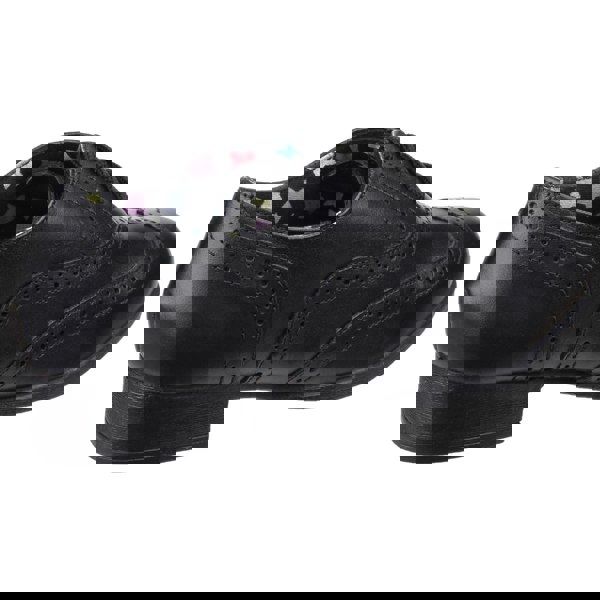 Hush Puppies Kada Junior Leather Girls's Black Brogues